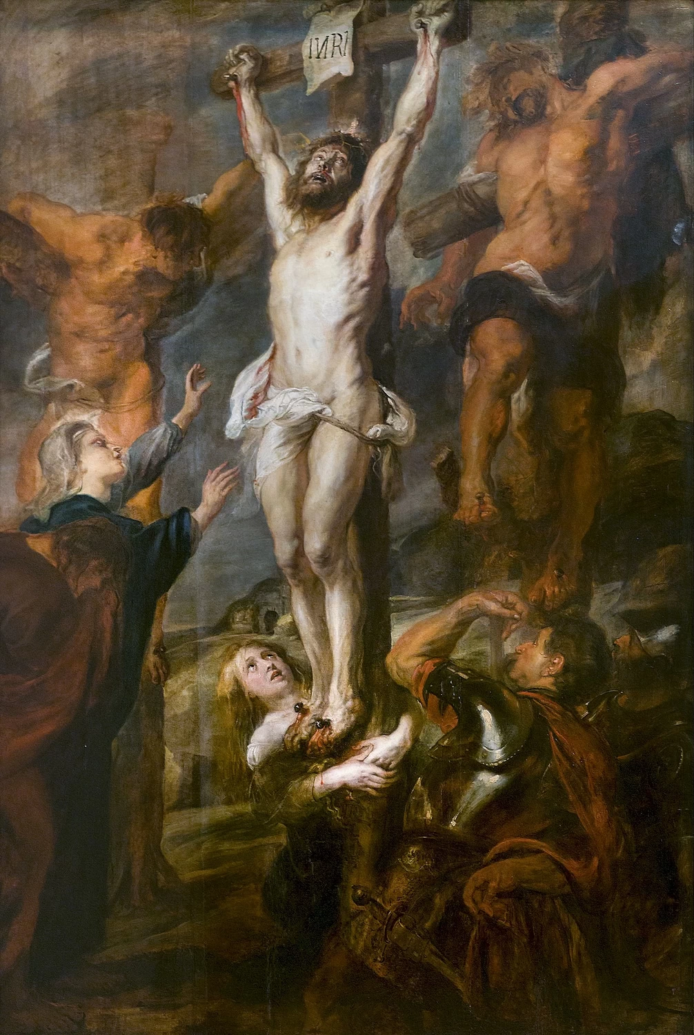  231-Pieter Paul Rubens-Cristo  in croce tra i due ladroni - Toulouse Augustins  